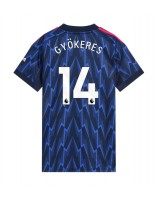 Arsenal Viktor Gyokeres #14 Venkovní Dres pro Dámské 2025-26 Krátký Rukáv